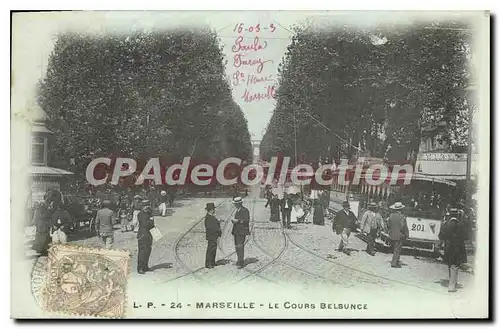 Cartes postales Marseille Le Cours Belsunce