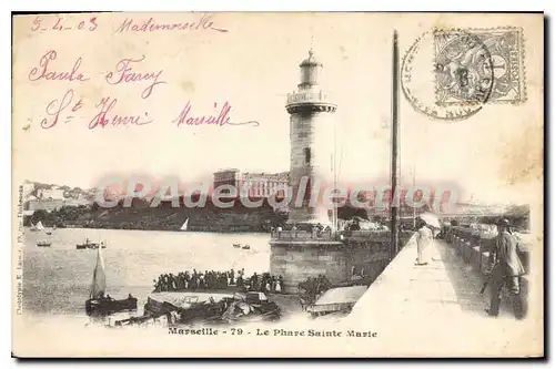 Cartes postales Marseille Le Phase Saints Marie