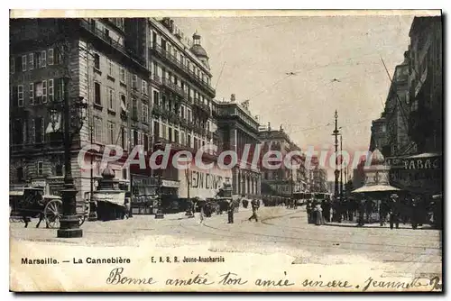 Cartes postales Marseille La Cannebiere Jeune Anacharsis