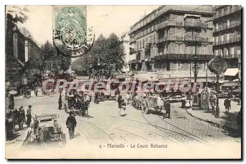 Cartes postales Marseille Le Cours Belsunce