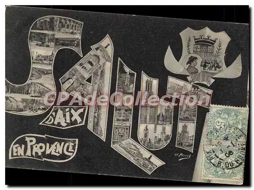 Cartes postales Salut d'Aix en Provence