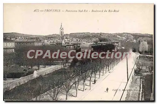 Cartes postales Aix en Provence Panorama Sud Est Boulevard du Roi Rene