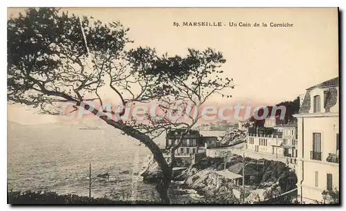 Cartes postales Marseille Un Coin de la Corniche