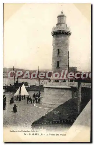 Cartes postales Marseille Le Phare Ste Marie