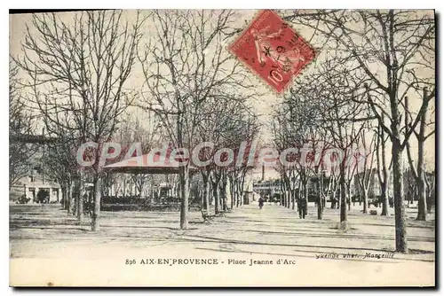 Cartes postales Aix en Provence Place Jeanne d'Arc