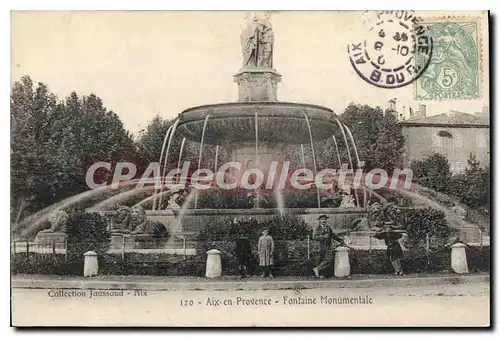 Cartes postales Aix en Provence Fontaine Monumentale