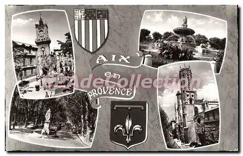 Cartes postales Aix en Provence Bouches du Rhone Souvenir