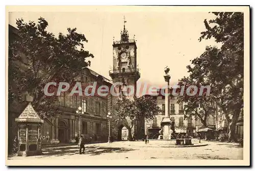 Cartes postales Aix en Provence B du R L'Hotel de Ville et la Place