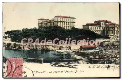 Cartes postales Marseille Le Pharo et l'Institut Pasteur