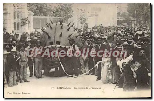 Cartes postales Tarascon Procession de la Tarasque