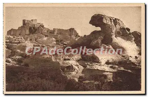 Cartes postales Les Baux Vus des carrieres de Sarragan