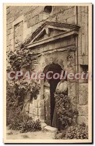 Cartes postales Vieilles pierres et jeune fille B du Rhone