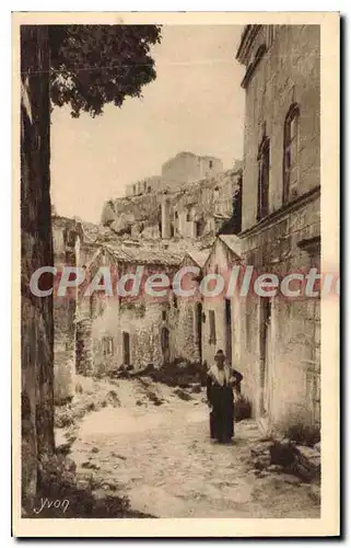 Ansichtskarte AK Les Baux Bouches du Rhone Le grand charme des Baux pour les artistes et les archeologues est d'e