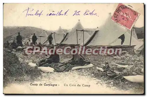 Cartes postales Camp de Carpiagne Un Coin du Camp