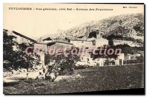 Cartes postales Puyloubier Vue generale cote Est Avenue des Pourrieres