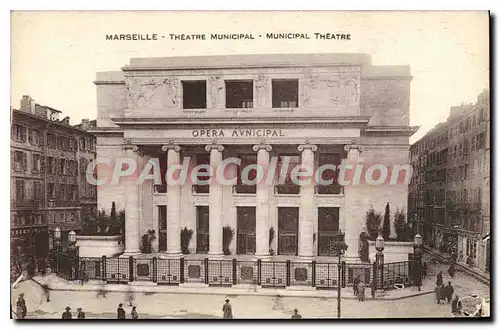 Cartes postales Marseille Theatre Municipal