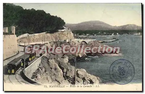 Cartes postales Marseille Route de la Corniche