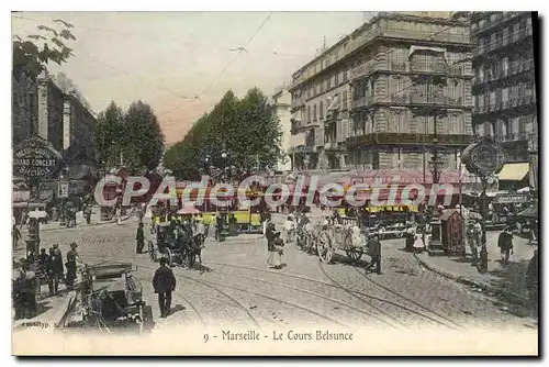 Cartes postales Marseille Le Cours Belsunce