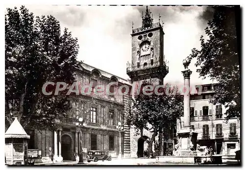 Cartes postales Aix en Provence Place de la Mairie et le Beffroi