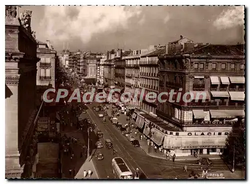 Cartes postales moderne Marseille La Conebiere dans le lointain l'Eglise St Vincent de Paul