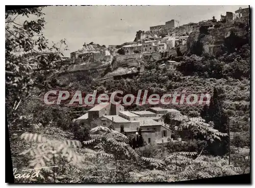 Cartes postales moderne Les Baux de Provence B du Rhone Ville et Chateau vus du Vallon de la Fontaine