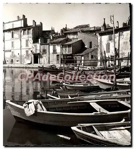 Cartes postales moderne Martigues B du R Le Venise Provencale Le Brencon au Le Miroir aux Oiseaux et l'Eglise de la Mad