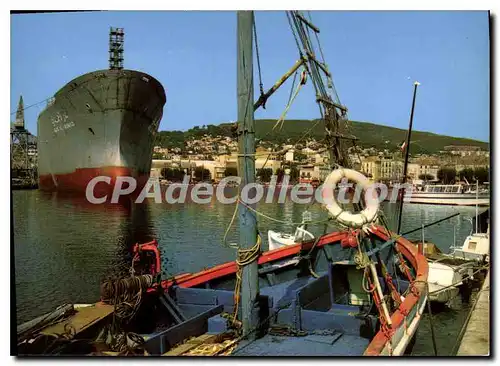 Moderne Karte Lumiere et Beaute de la Cote d'Azur La Ciotat Petrolier aux chantiers Naval