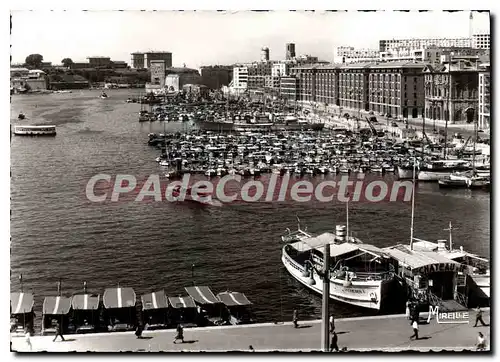 Cartes postales moderne Marseille B du R Le Vieux Port