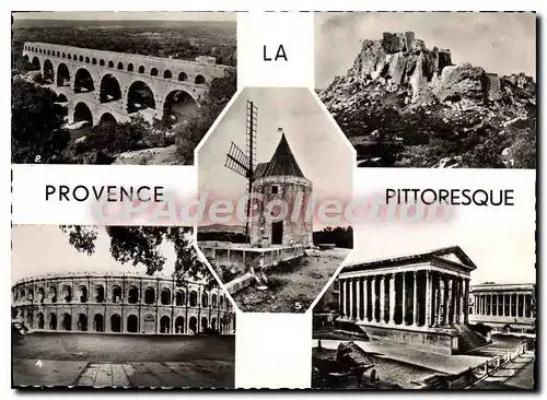 Cartes postales moderne Provence la Pittoresque Les Baux Ruines du Chateau feodal