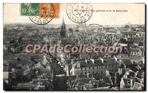 Ansichtskarte AK Caen Vue generale prise de Saint Jean