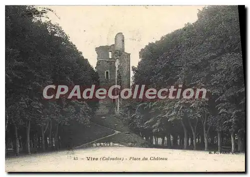 Cartes postales Vire Calvados Place du Chateau