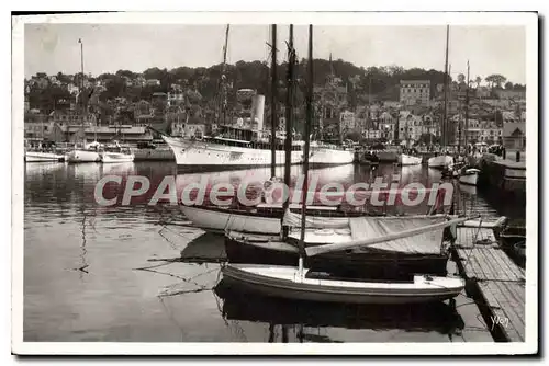 Cartes postales La Douce France Cote Normande Trouville Bassin des yachts