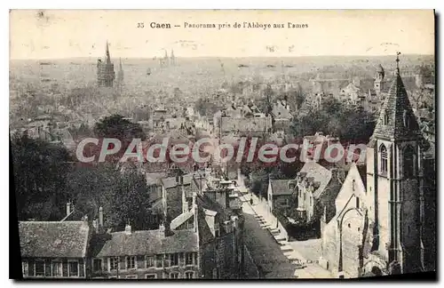 Ansichtskarte AK Caen Panorama pris de l'Abbaye aux Dames