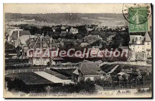 Cartes postales Deauville Vue generale