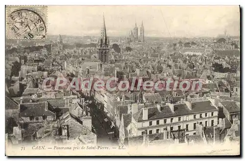 Ansichtskarte AK Caen Panorama pris de Saint Pierre