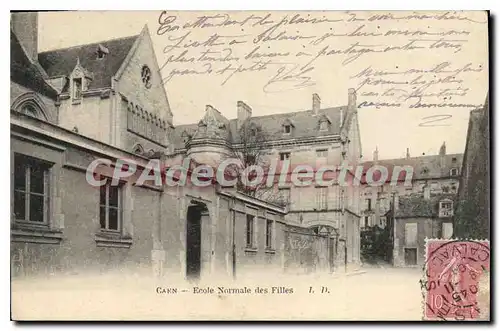 Cartes postales Caen Ecole Normale des Filles