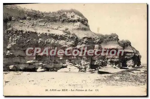 Cartes postales Lion sur Mer Les Falaises de Luc