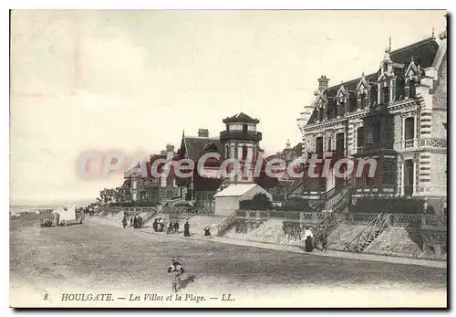 Cartes postales Houlgate Les Villas et la Plage