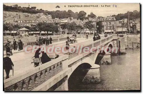 Cartes postales Trouville Deauville Le Pont