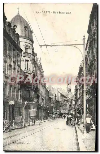 Cartes postales Caen Rue Saint Jean