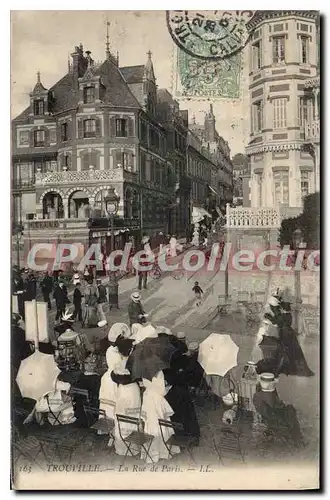 Cartes postales Trouville La Rue de Paris