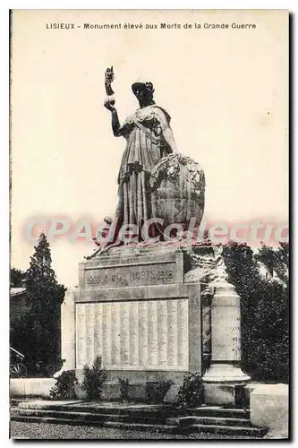 Ansichtskarte AK Lisieux Monument eleve aux Morts de la Grande Guerre