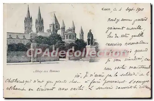 Cartes postales Abbaye aux Hommes Caen