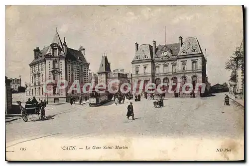 Cartes postales Caen La Gare Saint Martin