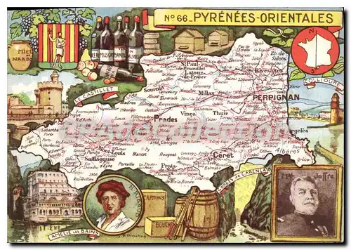 Cartes postales moderne Pyrenees Orientales