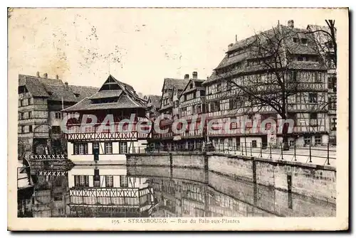 Cartes postales Strasbourg Rue du Bain aux Plantes