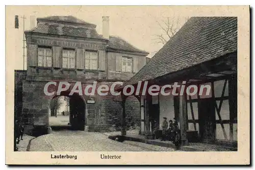 Cartes postales Lauterburg Untertor