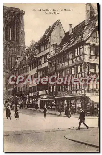 Cartes postales Strasbourg Rue Merciere