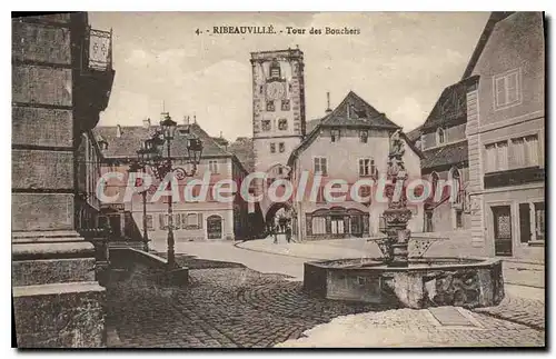 Cartes postales Ribeauville Tour des Bouchers