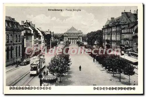 Cartes postales Strasbourg Place Broglie